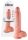 King Cock 10 testicle dildo 25cm natural