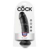 King Cock 8 suction cup dildo 20cm black