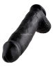 King Cock 10 dildo w. balls black