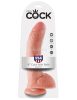 King Cock herés dildó 23cm natúr