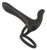 Black Velvet battery operated 2in1 vibrator and penis ring