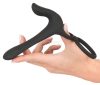 Black Velvet battery operated 2in1 vibrator and penis ring