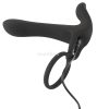 Black Velvet battery operated 2in1 vibrator and penis ring