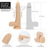 Naked Addiction Thrusting lökő vibrátor 23cm