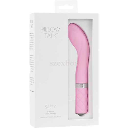 Pillow Talk Sassy - akkus G-pont vibrátor (pink)