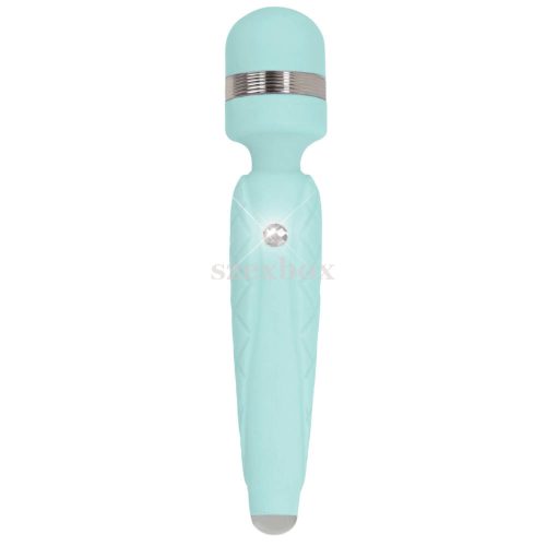 Pillow Talk Cheeky Wand - battery operated vibrator (turquoise)