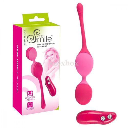 SMILE Love Balls 82g, akkus, rádiós vibrációs tojás