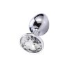 Sunfo anal plug with sparkling stone 25mm