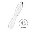 Satisfyer Dazzling Crystal 18cm üveg dildó