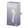 Satisfyer Dazzling Crystal 18cm üveg dildó