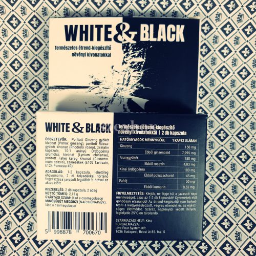 White & Black potency enhancer 4pcs