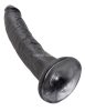 King Cock fekete dildó 18cm