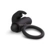 EasyToys vibrating bunny penis ring black