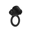 EasyToys vibrating bunny penis ring black