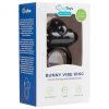 EasyToys vibrating bunny penis ring black