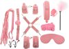 Guilty Toys 10 piece BDSM set Pink