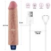 Realistic rechargeable vibrator 21cm